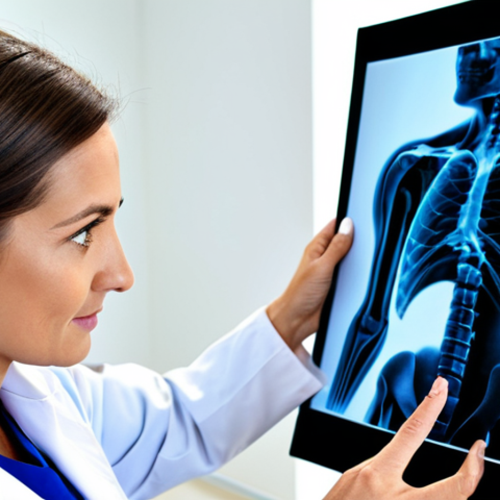 양자컴퓨터의 다양한 응용 분야 - **
"A professional female doctor in a clean, modern hospital, fully clothed in a modest lab coat, e...