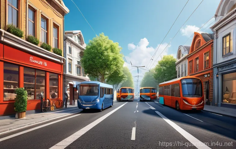 양자컴퓨터의 시장화 전망 - Here are three detailed image generation prompts in English, designed to meet your specified safety ...