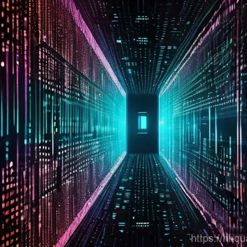 양자암호화의 실용화 - **Prompt: Quantum Entanglement Securing Digital Data**
"A visually striking, conceptual image de...