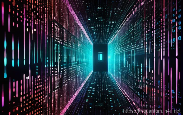 양자암호화의 실용화 - **Prompt: Quantum Entanglement Securing Digital Data**
"A visually striking, conceptual image de...