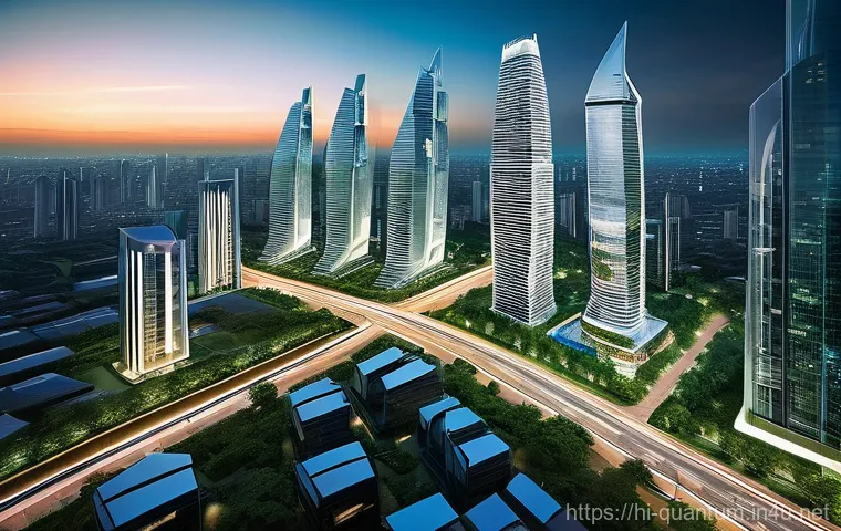 양자컴퓨터 시장 전망 - **Prompt 2: Superposition and Qubit Visualization**
    "An artistic, abstract representation of qua...