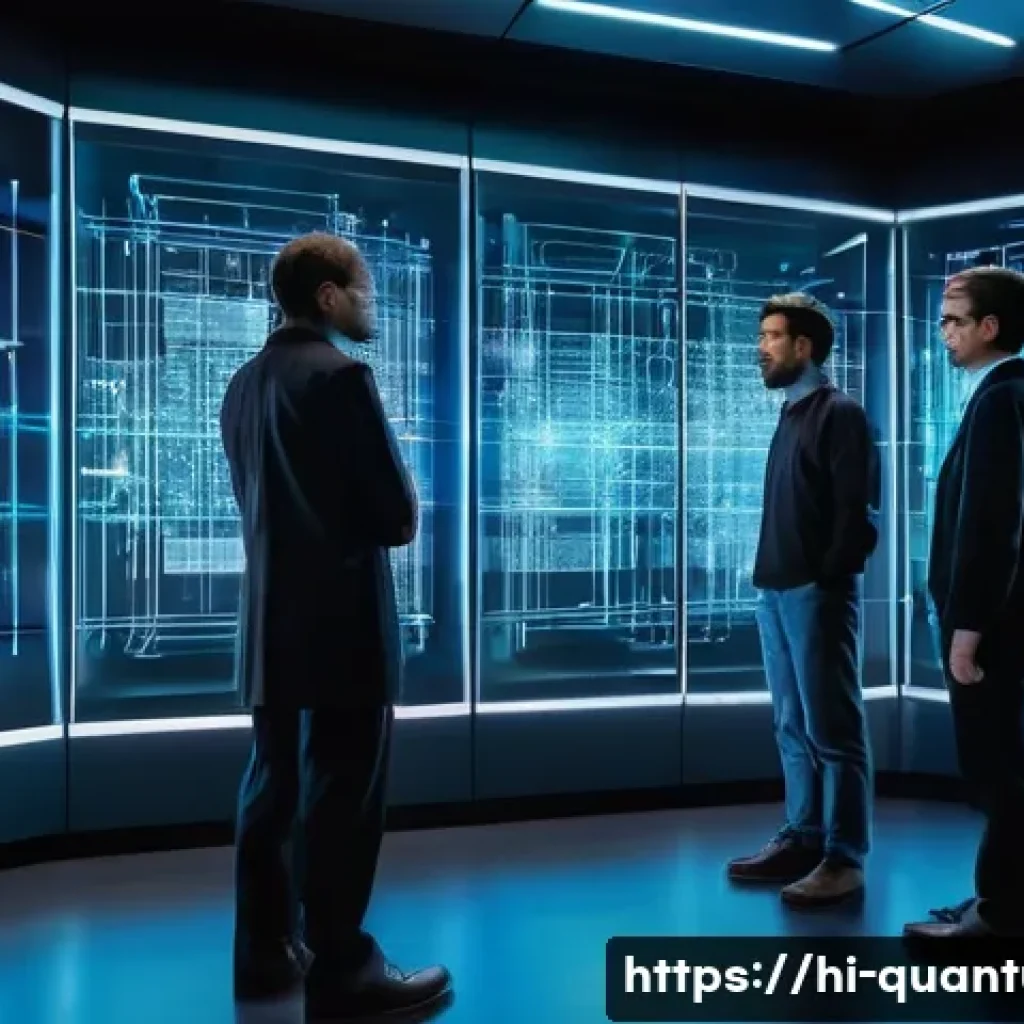 양자컴퓨터 기업 - **IBM's Quantum Computing Legacy and Future**
"A highly detailed, hyper-realistic image depictin...